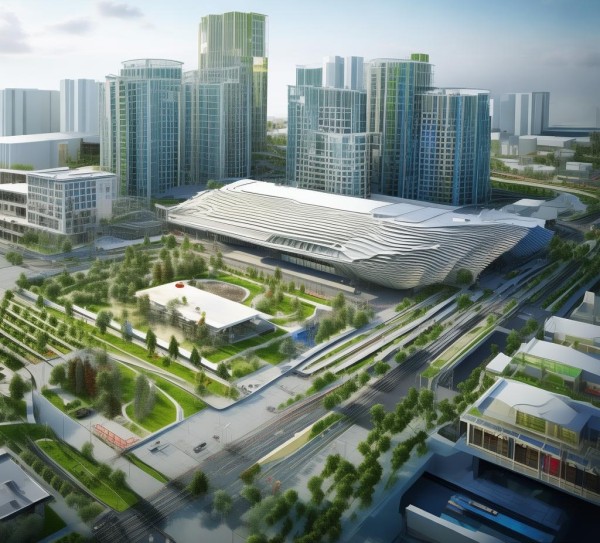 哈尔滨东站周边地块规划图展示
