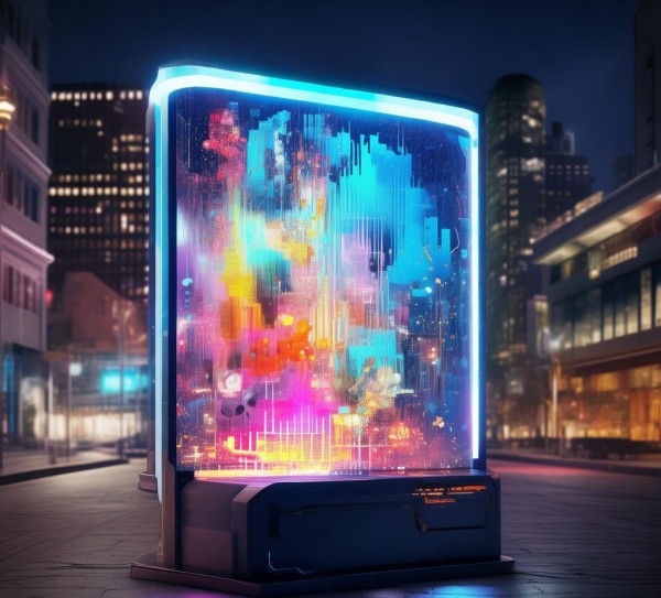 艺术与科技的 dual vision in modern advertising design